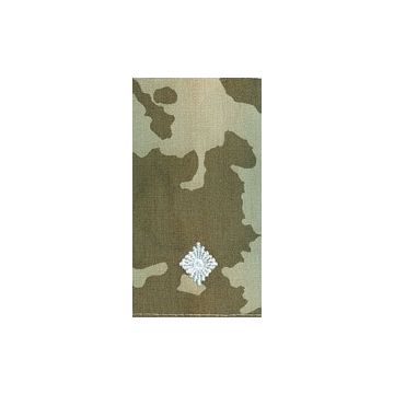 Rangschlaufen - Leutnant - tropentarn - Paar - Nr. BW3628