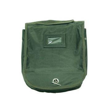 Bundeswehr Waschzeugtasche - OLIV - 12 praktische Taschen für Waschzeug - Nylon - 32x25x10 cm - Nr. BW4430