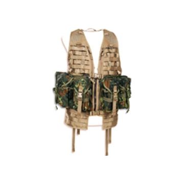 Munitions- und Ausrüstungsweste - Khaki - mit MTS-Plus-Gurtsystem für Zusatzausrüstung - Nr. BW4458