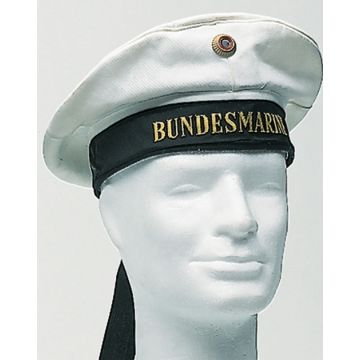Bundeswehr Matrosenmütze - weiß mit Band (KL. GR.) - gebraucht - Nr. BW4572