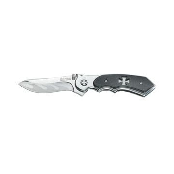Taschenmesser "Eisernes Kreuz" - Rostfreie Klinge aus 440er Stahl. Liner Lock und Hosen-Clip - Nr. BW4712