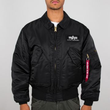  Alpha Fliegerjacke CWU-45/P - Schwarz