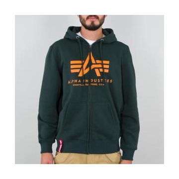 Alpha Basic Zip Hoody - Petrol