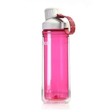 SOURCE Eco Doppelwand-Flasche Clickseal-Berry Rot/Tribal Rot