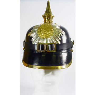 Pickelhaube Sachsen 1842 - 1915 - Aufwändig und detailgetreu verarbeitet - Nr. HE4514