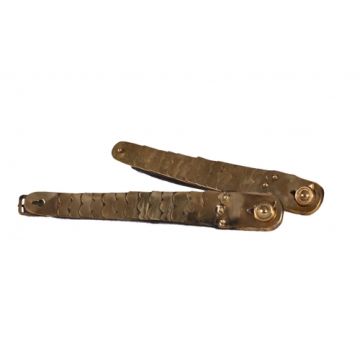Schuppenkette Modell 1891 - für Mannschaftspickelhaube - mit 2 Knöpfen 91 - Nr. HE4581