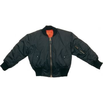 U.S. Fliegerjacke MA1 Kids - Schwarz