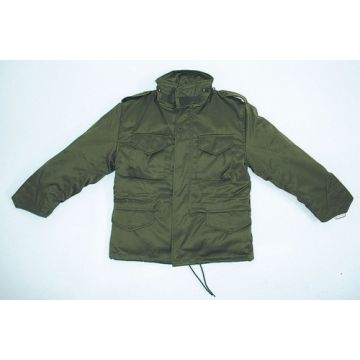 Kinder US Feldjacke M65 - Oliv - mit heraustrennbarem Futter - Nr. KI4212