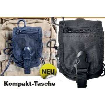 Kompakt-Tasche Schwarz