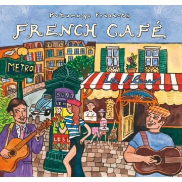 CD French Cafe -  französische Chansons / Instrumental - Nr. LE4056