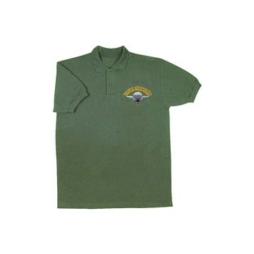 Poloshirt "Troupes Aeroportes" - OLIV