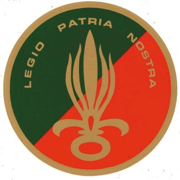 Aufkleber - Legio Patria Nostra - Durchmesser 9 cm - Nr. LE4321