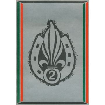 Aufkleber - 2. REI - Höhe 10 cm  - Nr. LE4326