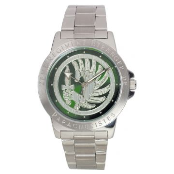 Fremdenlegion 2. REP Uhr - LIMITED EDITION - Quarz Uhrwerk - Edelstahlband - mit Dichtigkeitszertifikat - water resistent - verschraubter Krone und verschraubtem Boden - Nr. LE4787
