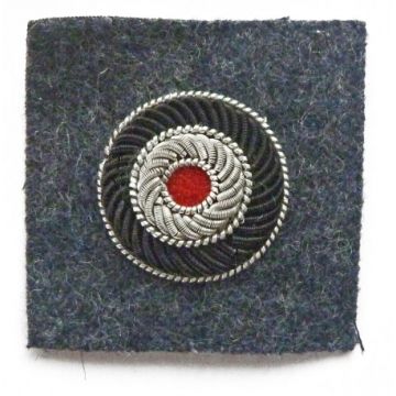 Stoff-Mützenkokarde LUFTWAFFE, OFFIZIER - 2 WK - REPRO - Art. LW4841