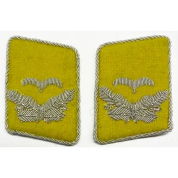 Leutnant auf gelb - Kragenspiegel der Luftwaffe - REPRO - Art. LW4864