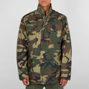 Alpha Feldjacke M-65 - Woodland Camo