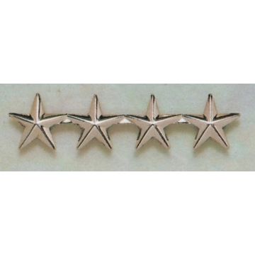 Dienstgradabzeichen - 4 Sterne - Original U.S. Abzeichen - Nr. M4835