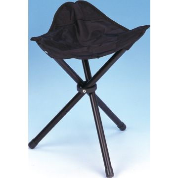 Camping Alu Dreibein-Hocker - mit stabilen Alufüßen und verstärkter Cordura Sitzfläche - Nr. M6711