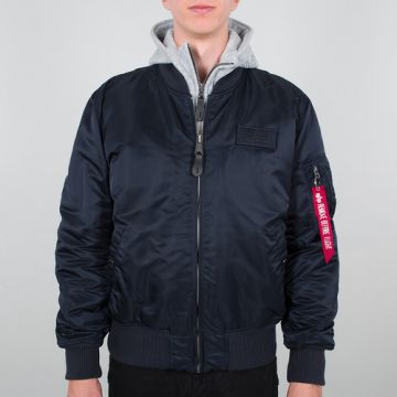 Alpha Jacke MA-1 D-Tec - Blau