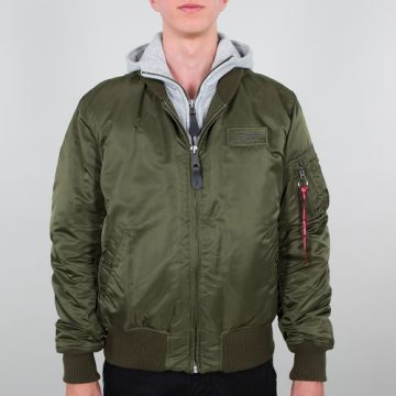 Alpha Jacke MA-1 D-Tec - Dunkelgrün