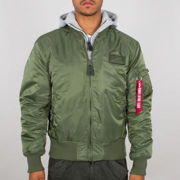 Alpha Jacke MA-1 D-Tec - Sage Green