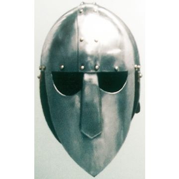 Wikinger Spangenhelm "Thor" - Schaukampftauglich - mit Nackenschutz, Wangenklappen, Vollgesichtsschutz - Nr. MA4525