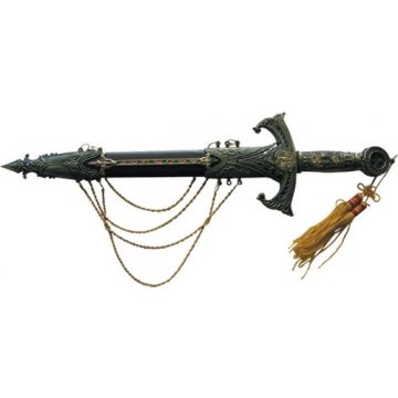 Kreuzritter-Dolch - REPRO - Historischer Dolch - Stahl mit Scheide, Länge: 40 cm - Nr. MA4758