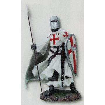 Templer mit Speer und Schild