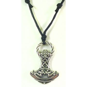 Thors Hammer (Halskette): Hammergröße 42mmx 30mm x5 mm. Kettenlänge 74 cm
