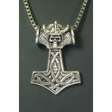 Thors Hammer Kettenanhänger XXL: 60cm x 40 x 23. Kettenlänge: 62 cm