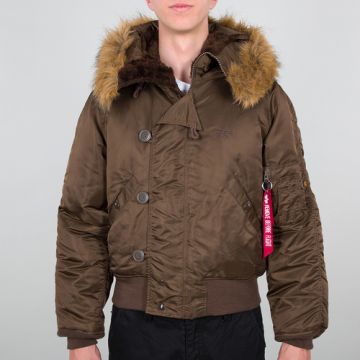 Alpha „Extrem cold weather“  Polarjacke N2B - Braun