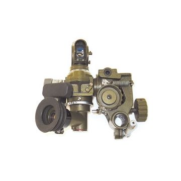 NVA / Russische Aufsatzoptik - ORIGINAL - für Mörser, 23 mm - Höhe: 20 cm - Nr. NV4002