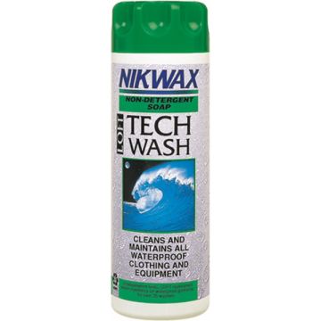 NIKWAX TECH WASH - Inhalt: 300ml - für Hand- oder Maschinenwäsche - Nr. OU4280