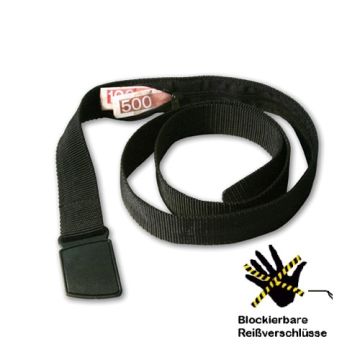Pacsafe CashSafe™  Anti-Diebstahl Geldgürtel - mit Kunststoffschnalle - Verstellbar für Hüftumfang 72 – 118 cm - Nr. OU4449