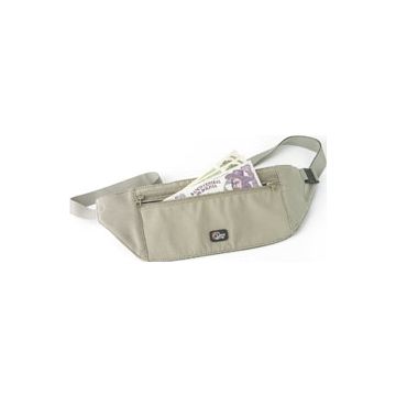 LOWE 2-Wege-Zipper Bauchsafe - Beige - bietet Sicherheit für Wertsachen und Reisepass - Nr. OU4498
