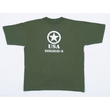 T-Shirt "Allied Star" - Olivgrün