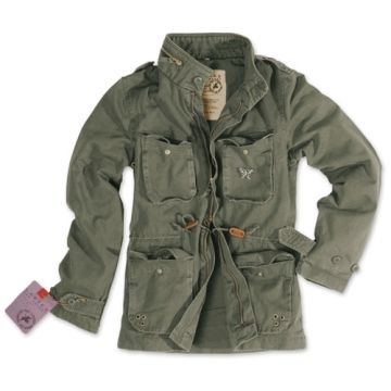 Ladies M65 Jacke - Olivgrün