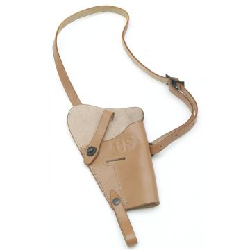 US Koppel Schulterholster M3 - Reproduktion - Leder, Braun - Nr. US4336