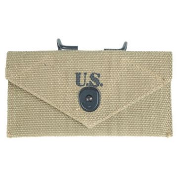US Verbandszeugtasche M1942 - Reproduktion - Khaki - Material Leinen - Nr. US4363