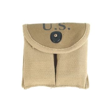 US Magazintasche M30M1 - Reproduktion - Khaki - Material: Leinen - 2-teilig - Nr. US4364