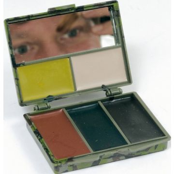 Tarnschminkset - mit Spiegel - 5 Farben - Nr. US4402