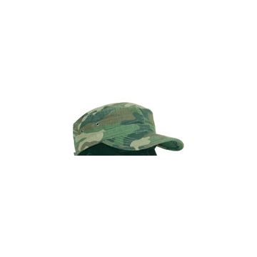 Military Cap - Camo - per Klett verstellbar - 100% Baumwolle - Nr. US4550