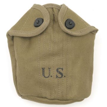 Feldflaschenhülle M1910 - Reproduktion - Leinen - Khaki - Nr. US4732