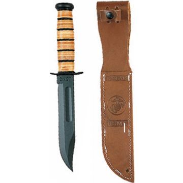KA-BAR MESSER – US HERSTELLUNG - Klingenlänge 180 mm - inklusive Lederscheide - Nr. US4750