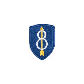 8th DIV. - Stoffaufnäher 