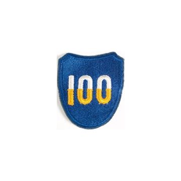 100th DIV. - Stoffaufnäher