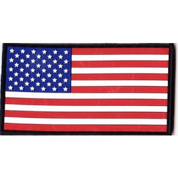 Rubber Patch USA Fahne - bunt - 5,7 x 3 cm - US5890