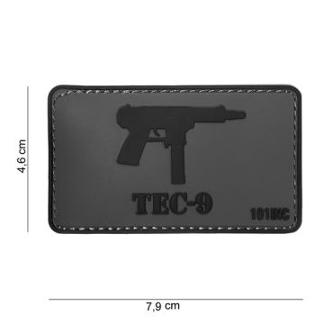 Rubber Patch "TEC-9" | 46 x 79 mm