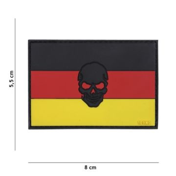 Rubber Patch Deutschland-Flagge  | 55x 80mm